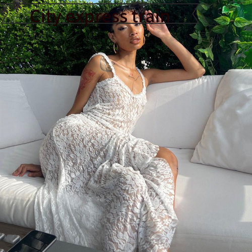 SexyV-neckstrapslimsatindress