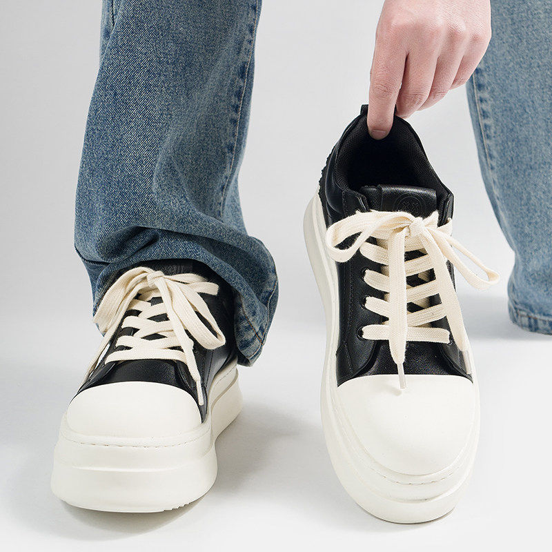 【商场同款】2026新款大胖丁休闲板鞋厚底增高透气小白鞋时尚百搭,流行男鞋,休闲板鞋,淘宝优惠券,粉丝福利购,淘宝优惠卷