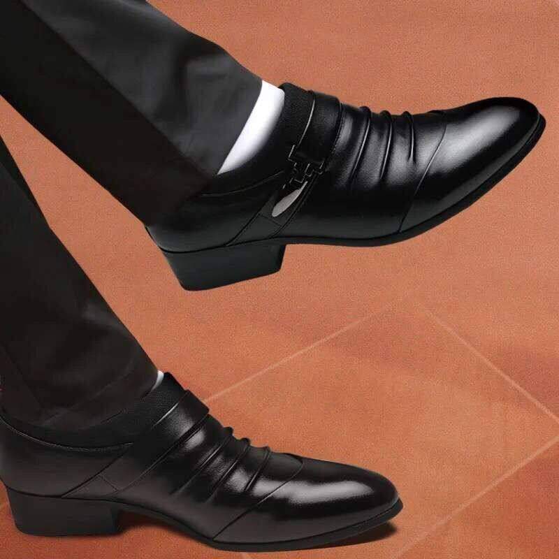 【商场同款】内增高男鞋35特小码36正装商务男士皮鞋37真皮休闲青,流行男鞋,正装皮鞋,淘宝优惠券,粉丝福利购,淘宝优惠卷