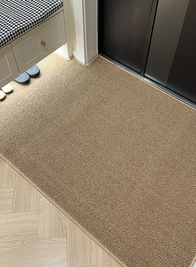 入户门地垫仿剑麻地毯门垫进门大门口入门玄关门外家用脚垫可裁剪