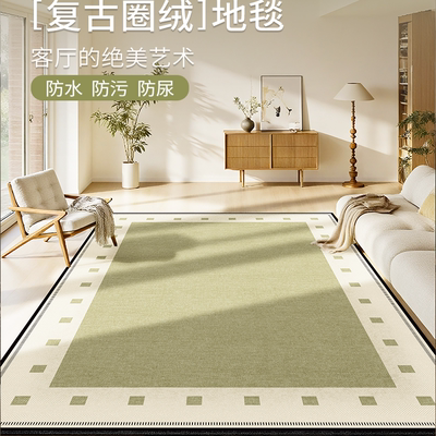 轻奢高级感羊绒免洗可擦地毯