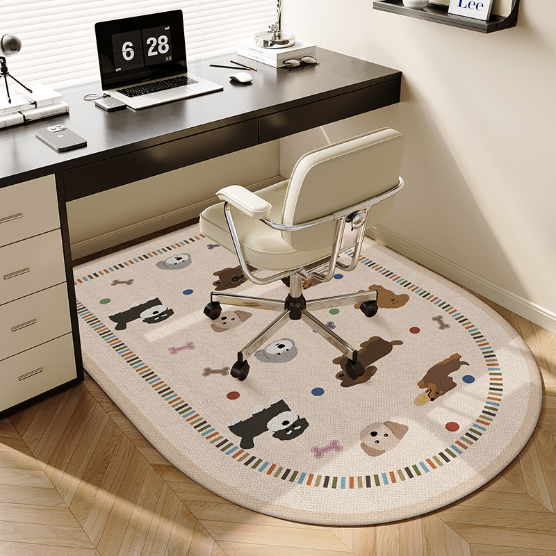 电脑椅子地垫2025新款书房学习桌滑轮转椅垫子卧室梳妆台防磨地毯,居家布艺,地毯,淘宝优惠券,粉丝福利购,淘宝优惠卷