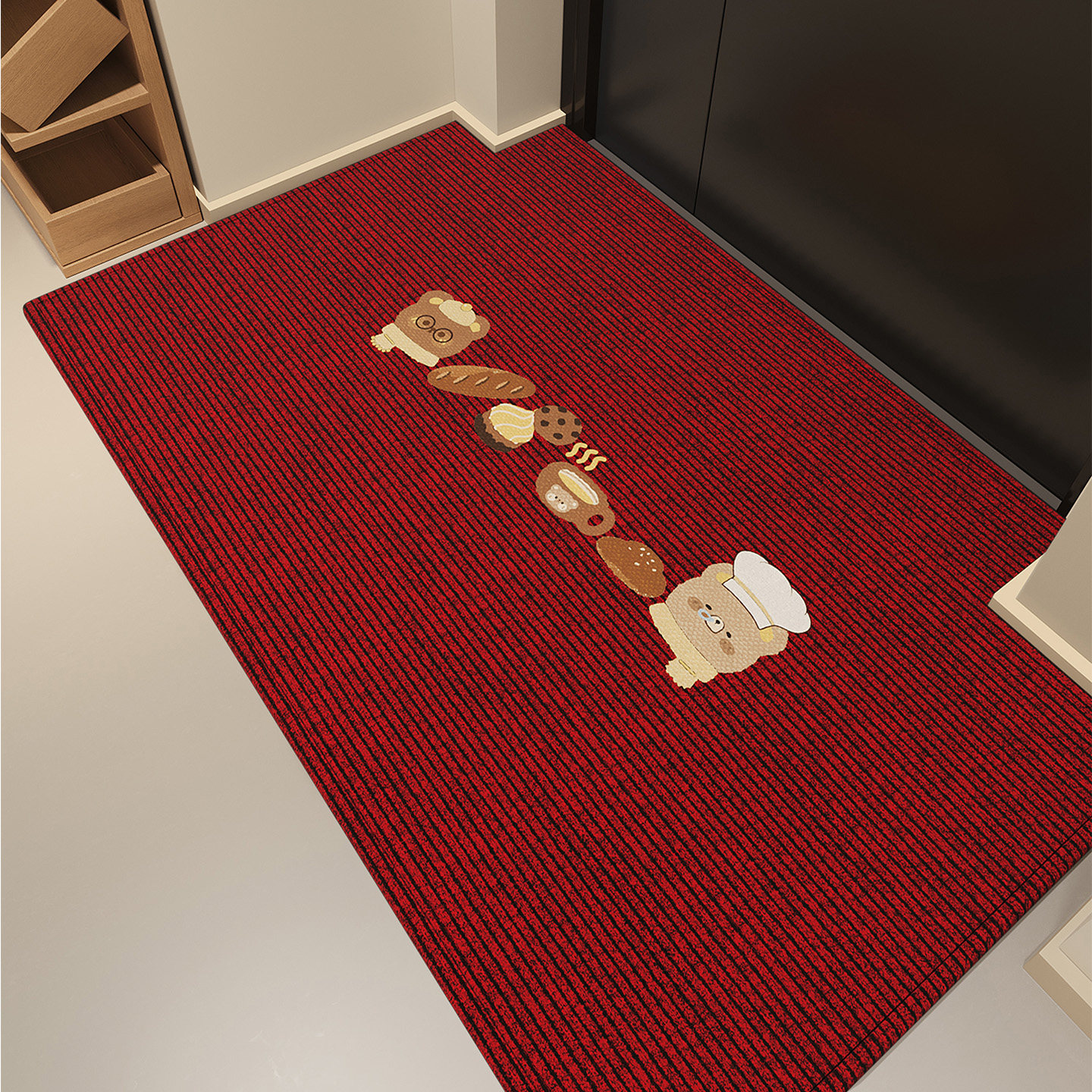 新年入户门地垫2026新款卡通喜庆红色防滑除尘脚垫玄关大门口地毯,居家布艺,入户地垫,淘宝优惠券,粉丝福利购,淘宝优惠卷