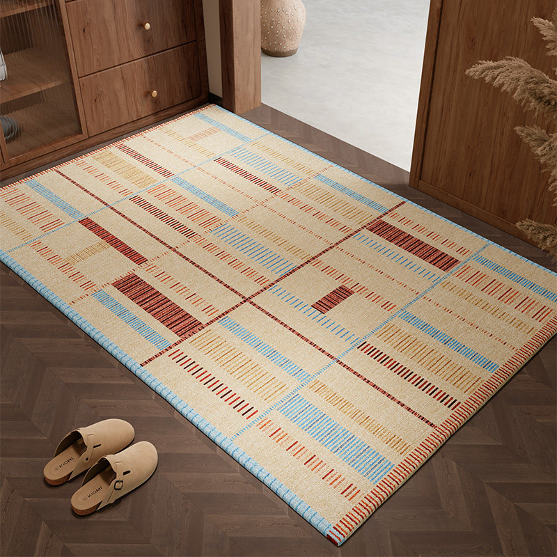 入户门地垫进门垫中古风轻奢高级门厅玄关门口脚垫子耐脏除尘地毯,居家布艺,入户地垫,淘宝优惠券,粉丝福利购,淘宝优惠卷