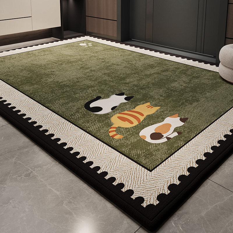2026新年新款入户门地垫大门口玄关脚垫自由裁剪门垫防滑进门地毯,居家布艺,入户地垫,淘宝优惠券,粉丝福利购,淘宝优惠卷