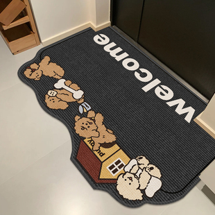 入户门口专用地垫2025新款 高级感玄关大门口地毯除尘脚垫子可裁剪