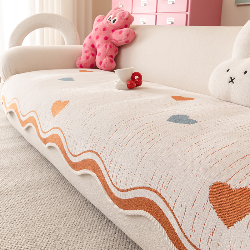 夏季沙发垫凉席防滑一片式冰丝可爱沙发垫轻奢高级感2026新款高端