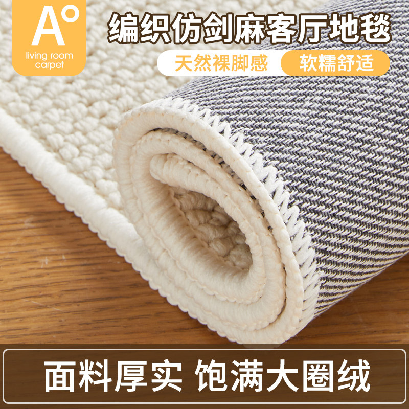 日式茶室地毯客厅2026新款摄影棚沙发卧室床边飘窗猫抓板地垫拍照