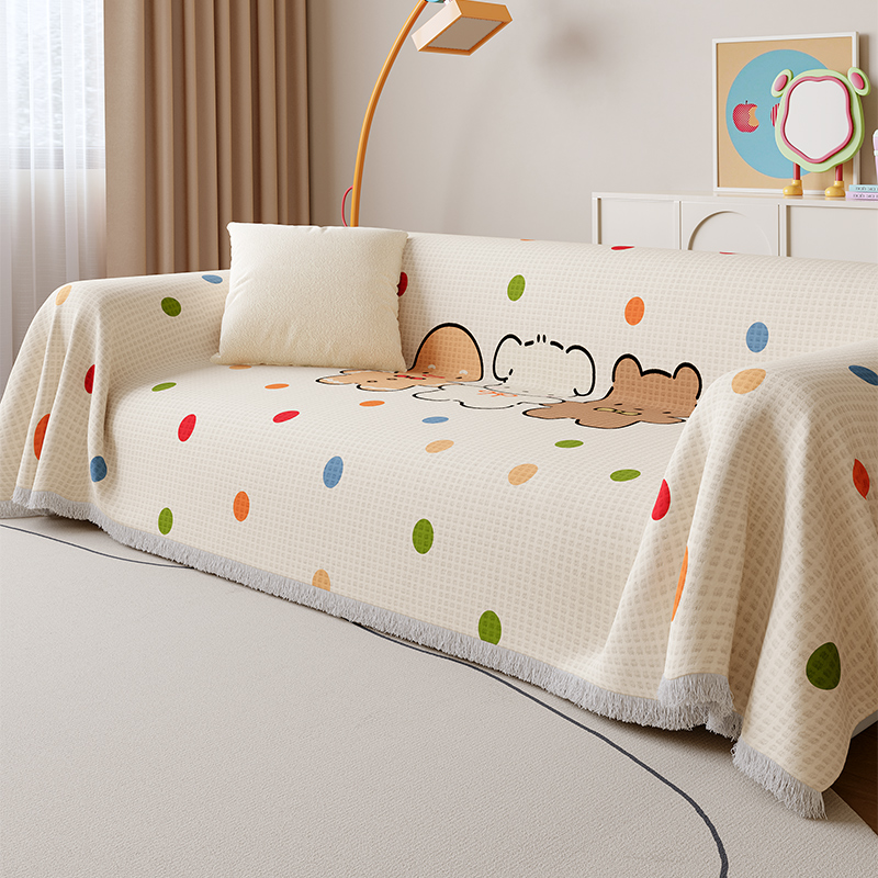 现代轻奢可机洗防滑帆布沙发布