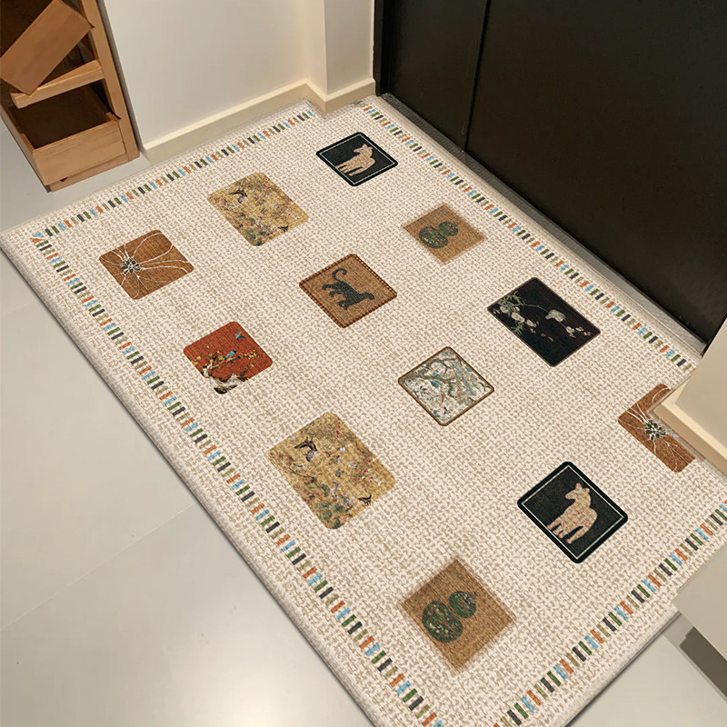 卡通入户门地垫进门口家用垫2026新款玄关防滑地毯耐脏室外脚垫子,居家布艺,入户地垫,淘宝优惠券,粉丝福利购,淘宝优惠卷