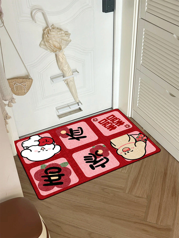 入口门地垫2025新婚礼节日门垫家用可切割防滑和防污入口地毯,居家布艺,入户地垫,淘宝优惠券,粉丝福利购,淘宝优惠卷