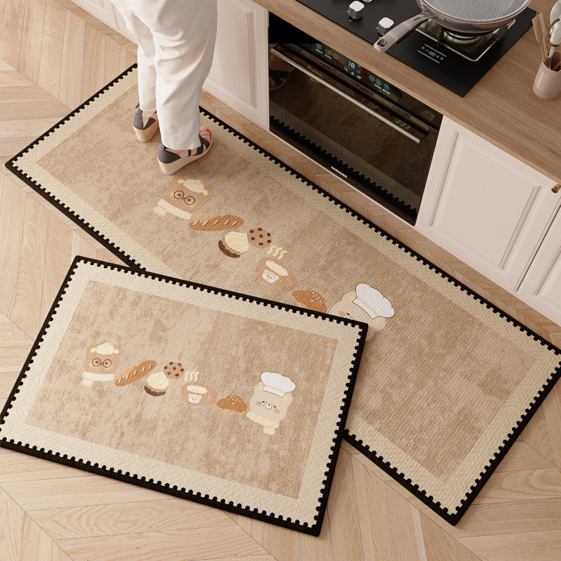 2026新款厨房地垫防滑防油吸水垫门口耐脏脚垫防水专用免洗地毯,居家布艺,厨房地垫,淘宝优惠券,粉丝福利购,淘宝优惠卷