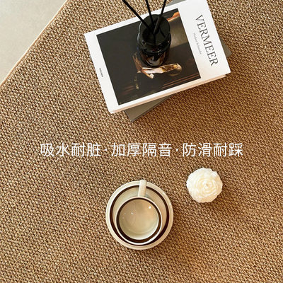 摄影棚拍照专用背景布地毯客厅防水防污地垫仿剑麻商用工作室地毯