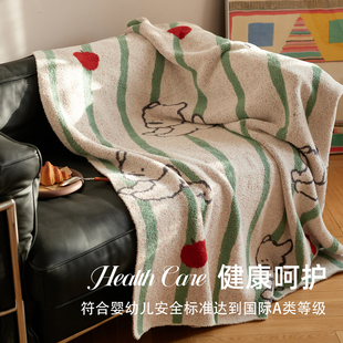 2026冬季毛绒毛毯加厚毯子午休沙发毯沙发盖布午睡保暖办公室披毯
