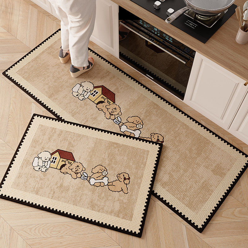 2026新款厨房地垫吸水防滑防油门口耐脏脚垫家用可擦免洗长条地毯,居家布艺,厨房地垫,淘宝优惠券,粉丝福利购,淘宝优惠卷