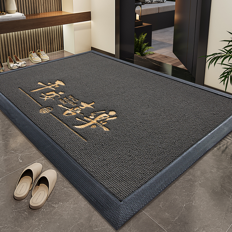 布鲁罗曼高级红色喜庆入户门垫