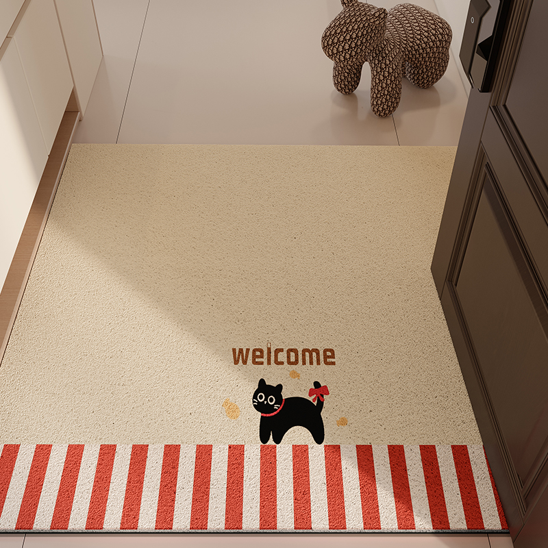 卡通地垫入户门垫高级感地毯防滑