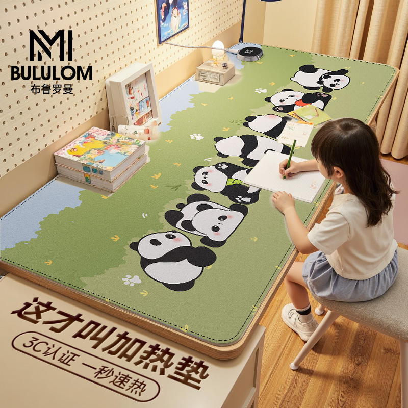 加热鼠标垫超大发热暖桌垫女生