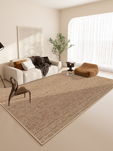 彷剑麻地毯起居室2025新型日式沙发咖啡桌毯子入口门地板垫子地毯