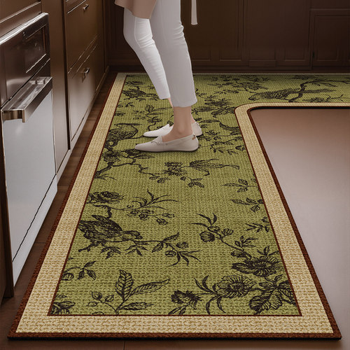 L型厨房地垫防油防滑可擦免洗