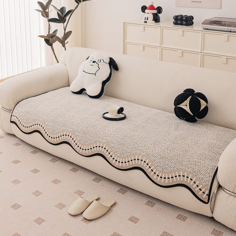 沙发垫四季通用2026新款雪尼尔固定防滑高级感客厅皮沙发布一片式,居家布艺,沙发垫,淘宝优惠券,粉丝福利购,淘宝优惠卷