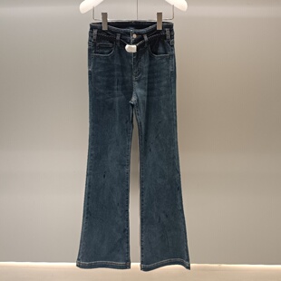 顺丰包邮DAZZLE/地素国内专柜正品代购2025冬季新品牛仔裤2J4R503