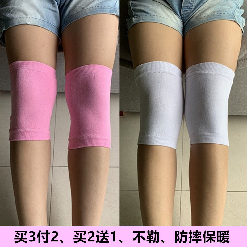 儿童防摔护膝护腿夏季薄款男女童小孩学生跳舞蹈运动骑自行车纯棉