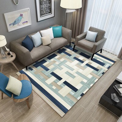 Bed-room Floor-Mat Table  Rugs Rectangle- Carpet Living-Room
