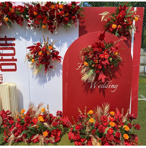 新款中式婚庆花艺成品装饰花