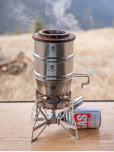 柯曼户外露营雪拉碗蒸屉