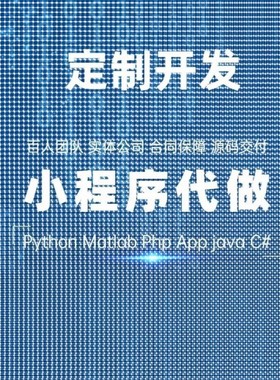 java代码编写Python代编程软件开发计算机小程序C语言前端接单