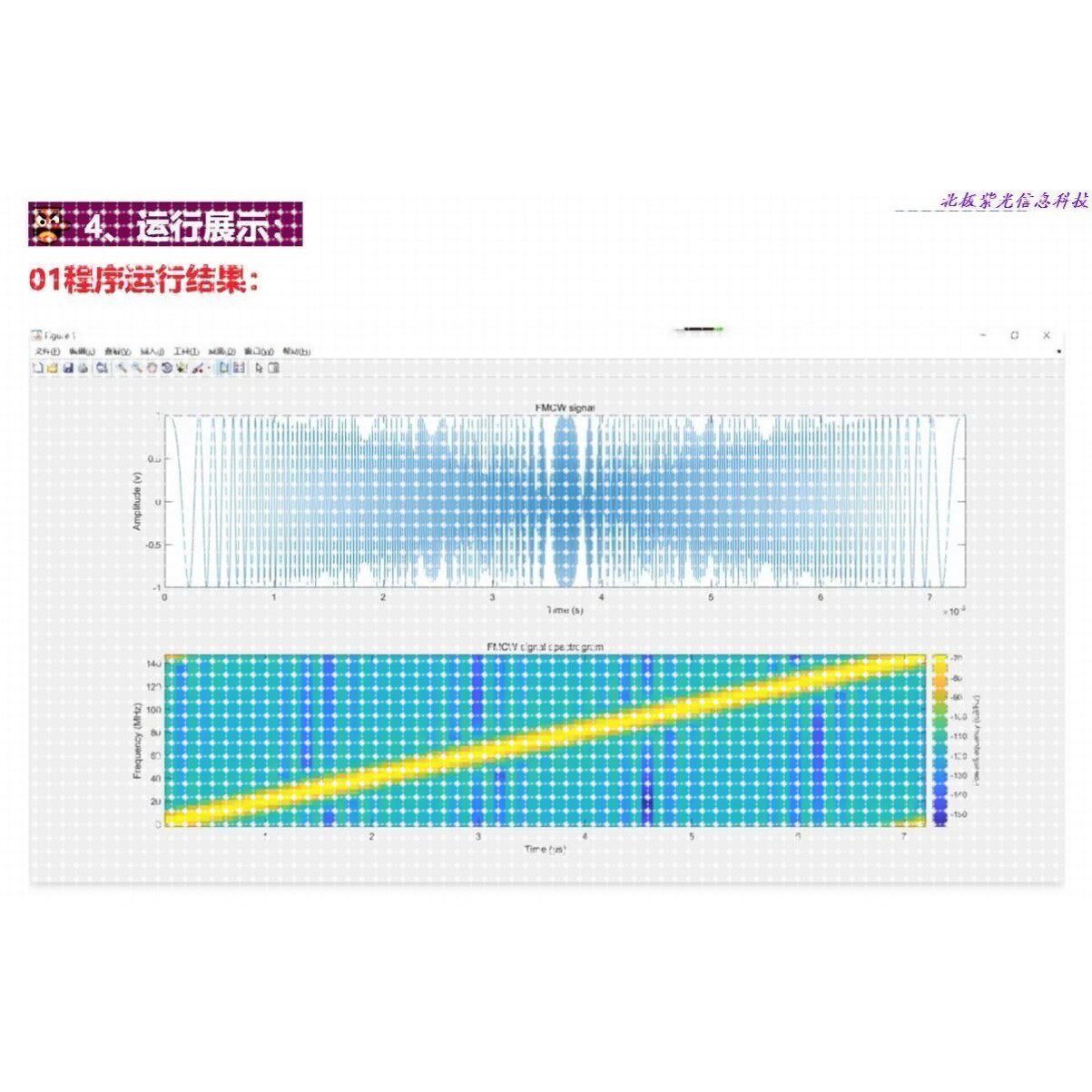 MATLAB FMCW雷达仿真调频连续波 汽车 测距 测速 仿真 程序 代码