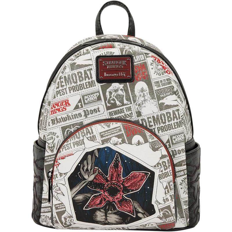 代购Loungefly男女迷你双肩包多口袋设计可调节肩带顶部提手,箱包皮具/热销女包/男包,双肩背包,淘宝优惠券,粉丝福利购,淘宝优惠卷