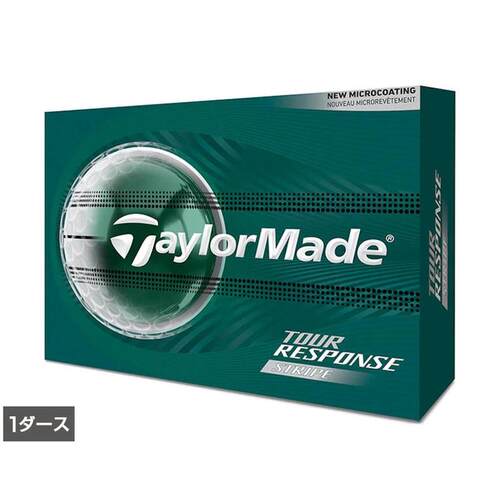 日本代购Taylormade高尔夫球精准控制稳定飞行微涂层带条纹