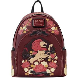 代购Loungefly背包女哈利波特双肩包可调节肩带侧边口袋内衬协调