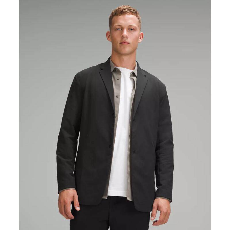 海外代购lululemon/露露乐蒙男士休闲西服单排扣翻领日常通勤