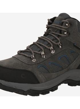 代购HITEC男士徒步鞋防水防滑缓震登山鞋中帮系带户外靴