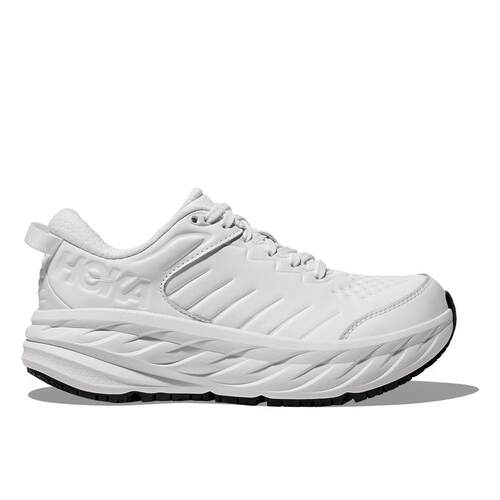 海外代购Hoka OneOne女士跑步鞋超厚缓震防滑耐磨低帮全白配色
