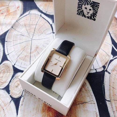 代购正品AnneKlein 女表安妮克莱因手表AK/2706CHBK方形时尚女表