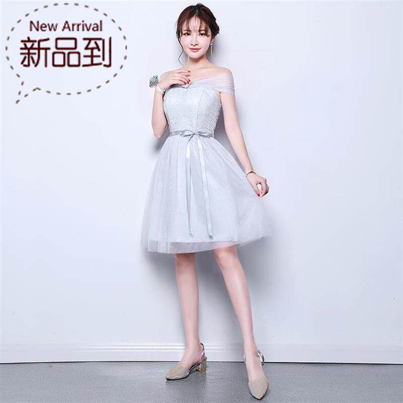 Short paragraph 5 Confidante new pattern Bridesmaid Dress Cheongsam-style Banquet graduation full dress Etiquette Annual meeting Bridesmaid Dresses greyin the Women's clothing/Boutique , Wedding/Cheongsam/Formal dress , Formal dress/Evening  category - from Buy2taobao.com to provide professional Taobao agent buy service
