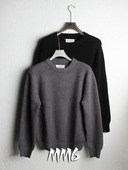 灰黑色圆领宽松套头针织衫 W超出想象 M6马拉风格 原创重磅男女毛衣