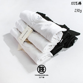 不是便宜货 全棉230克男女MMC纯色百搭打底黑白T恤短袖 四季 刚需