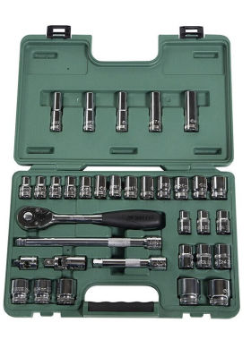 世达（SATA）09943/09944/09945汽保机修套筒组套定制0994534件12