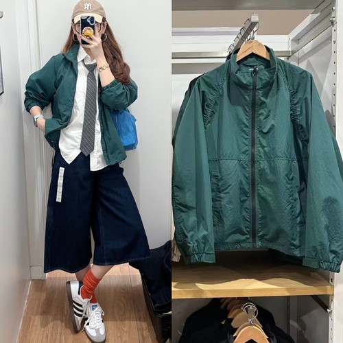 源头工厂2026新款男装/女装防风立领茄克休闲拉链外套夹克E486167