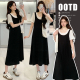 高级感 女夏法式 孕期漂亮裙子2026新款 假两件宽松洋气不显怀孕妇装