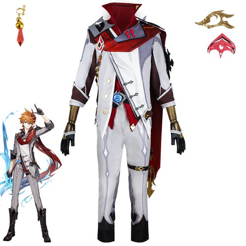 岁千/原神公子达达利亚cos服愚人纵执行官男装游戏二次元cosplay