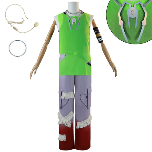 异形舞台蒂尔cos服Alien Stage R7‌ TILL‌蒂尔绿色动漫演出服装