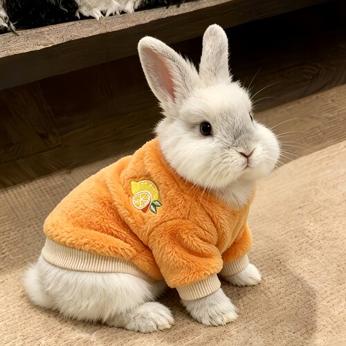 兔子衣服秋冬专用可爱保暖背心