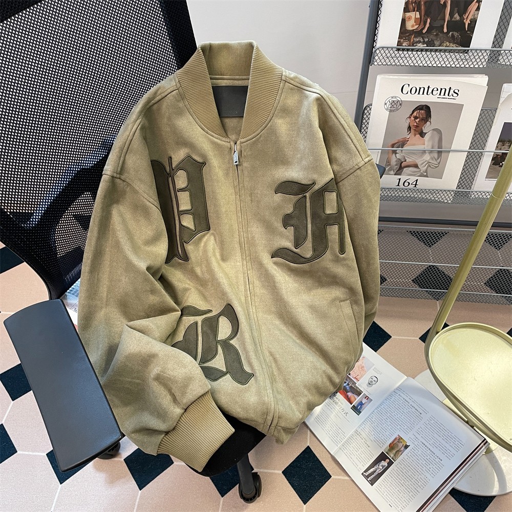 麂皮夹克外套女春秋季欧美街头潮