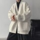 毛衣男春秋季 v领韩版 潮流休闲宽松针织衫 日系开衫 男外套时尚 轻熟